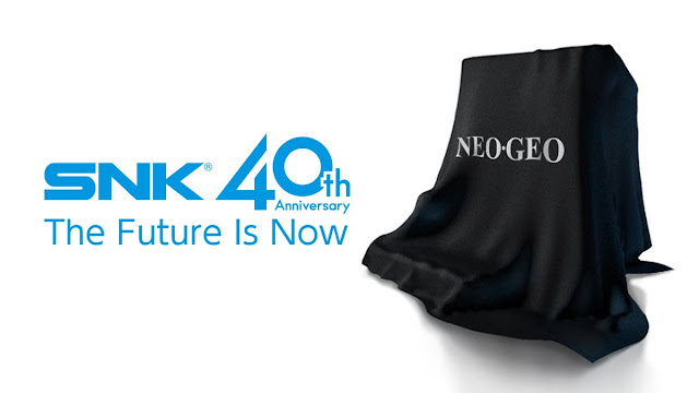 Mysterious tweet picture by SNK showing their new console hidden with a black veil.