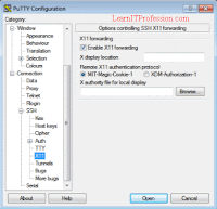 how install and configure xming server with putty