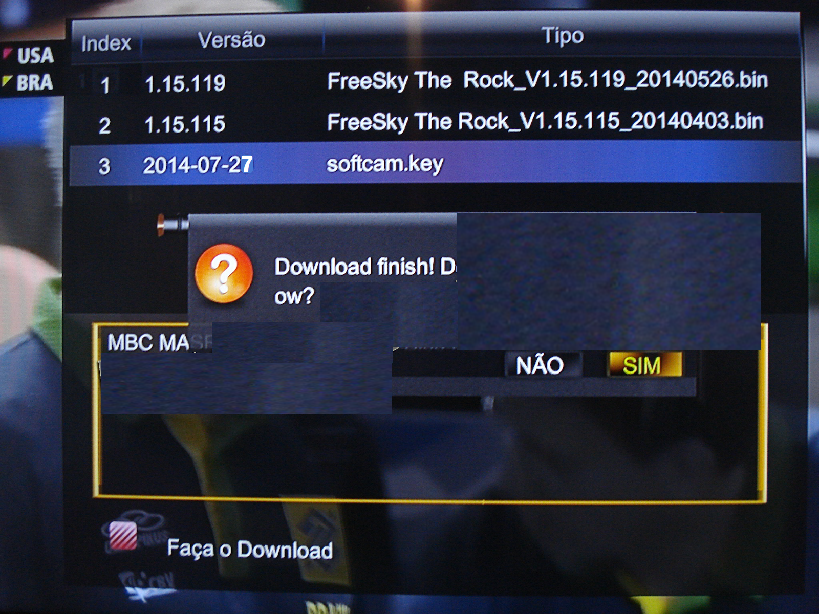 Tutorial de configuração do freesky the rock imagem 4