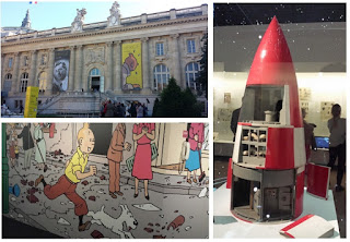 Grand palais exposition Tintin Hergé fusée 2016