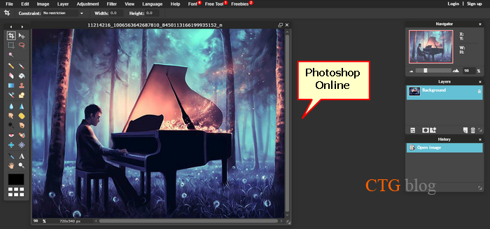 Photoshop Online - Ứng dụng chỉnh sữa ảnh trực tuyến chuyên nghiệp