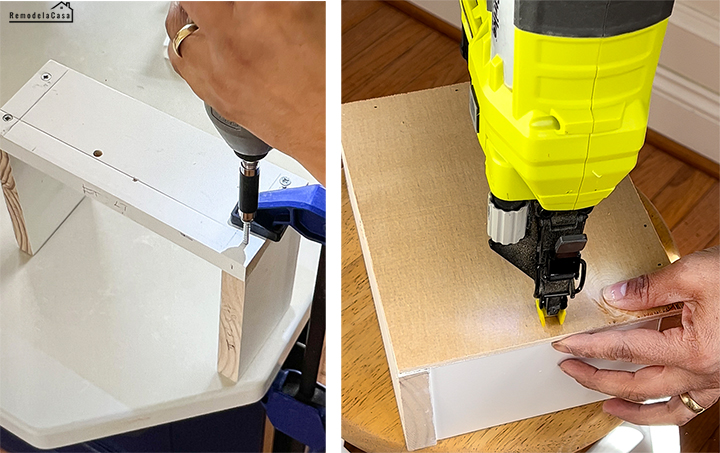 how to assemble the box - Ryobi nailer