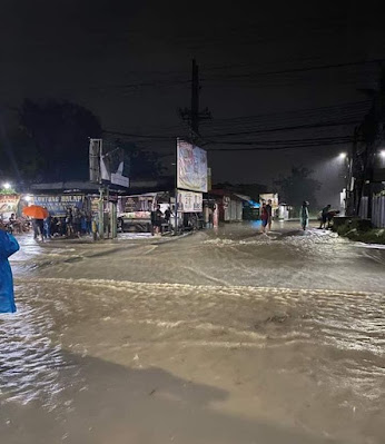 Banjir Melanda di Sejumlah Desa Kecamatan Driyorejo, Gresik 