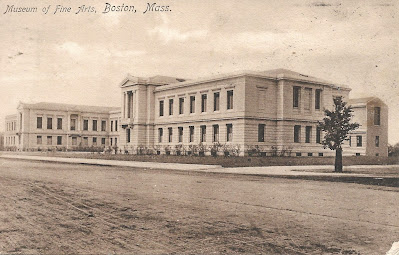 Carte postale Museum of Fine Art de Boston - 1912