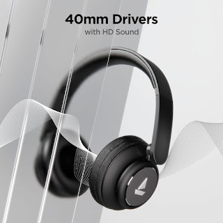 boAt Rockerz 450 Bluetooth On Ear Headphones with Mic, Upto 15 Hours Playback
