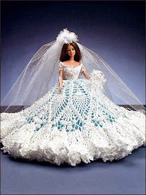 Vestidos de noiva para Barbie - Bridal dresses for barbie dolls - Para inspirar nossas criações 7