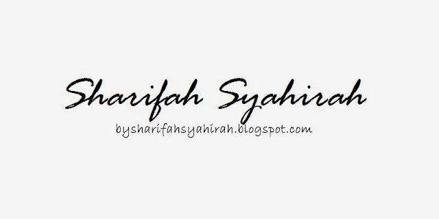 bySharifah Syahirah