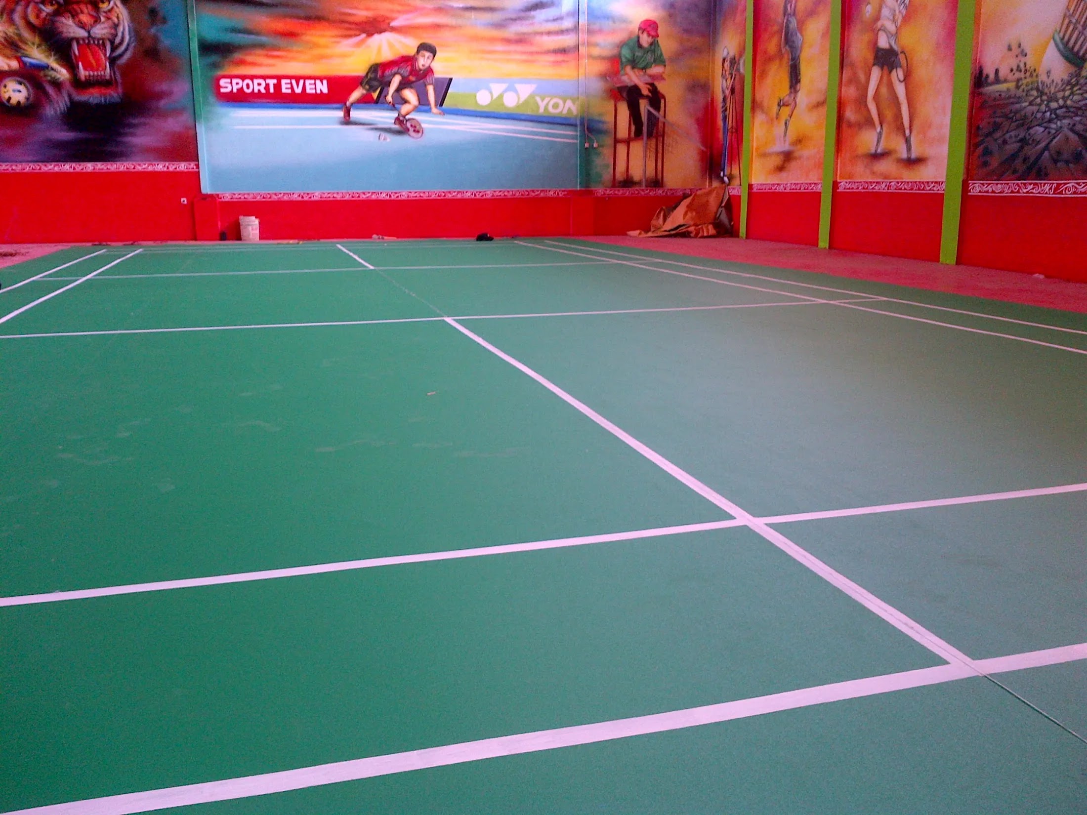 Lantai Vinyl Lapangan Badminton