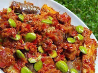 Resep Terong Ungu & Pete Sambal Balado