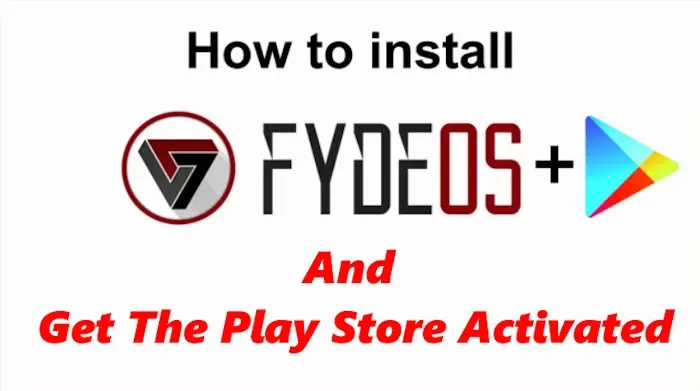 How to install FydeOS And Get The Play Store Activated