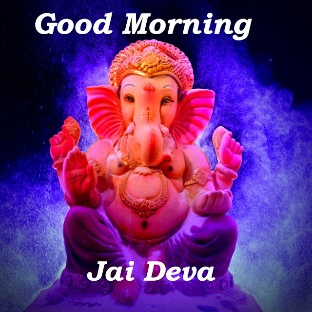 Good Morning Cute Ganesha