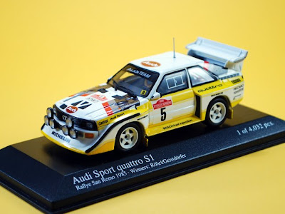 143 scale Audi Quattro S1 1985 San Remo Rally Winner