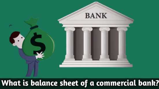 What is balance sheet of a commercial bank? | The balance sheet of a commercial bank