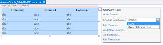 asp.net gridview for Oracle SQLDATASOURCE