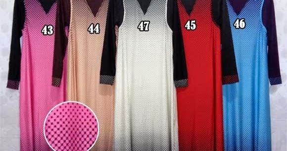 Jual gamis jumbo murah untuk muslimah berbadan gemuk