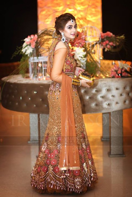 Bridal mehndi dresses new design 2016 in akistan