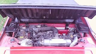 1986 Bertone X 1/9 engine