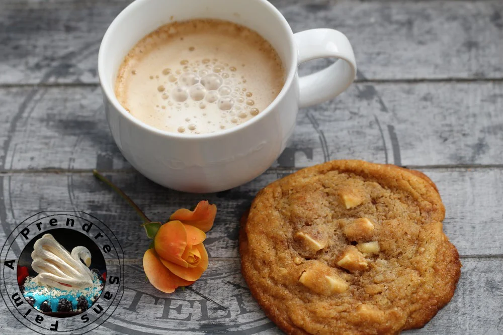 Cookies au café et au chocolat blanc