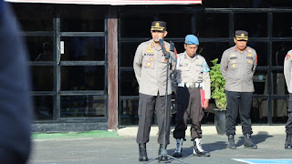 Kapolres Soppeng Tekankan 3 Poin Penting Kepada Personil Saat Apel Pagi