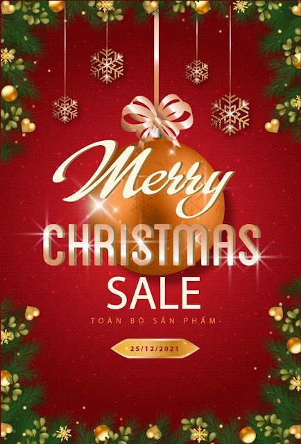 Vector Christmas Sale Poster