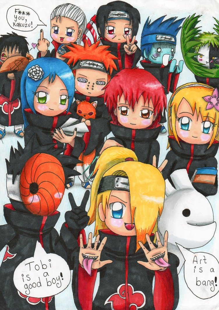 Naruto Wallpaper Akatsuki Chibi