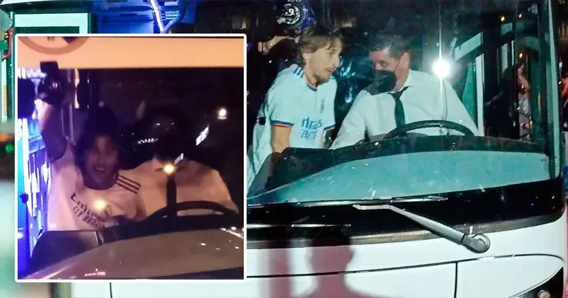Luka Modric asked to drive team bus during Real Madrid's title celebration