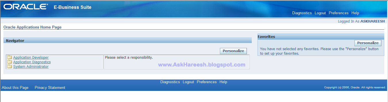 How to create user in Oracle Applications, AskHareesh.blogspot.com