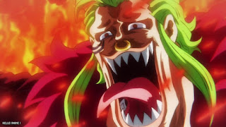 ワンピース アニメ 1081話 バルトロメオ 赤髪海賊団 旗 燃やす ONE PIECE Episode 1081