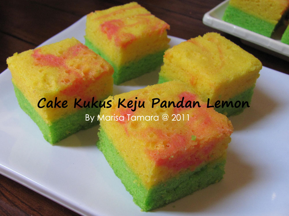 Welcome To Marisa s Kitchen Cake Kukus  Pandan  Keju Lemon