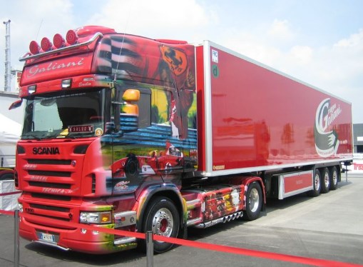 gambar truk tronton SCANIA R580 colorazione