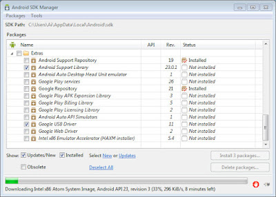 Cara Melakukan Update Android SDK Manager