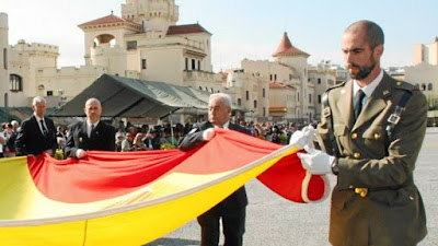 bandera, españa, cataluña, nacional, 1 de octubre