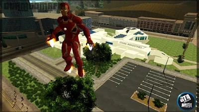 GTA San Andreas Iron Man 3 Mod With Avengers Tower Stark Industries