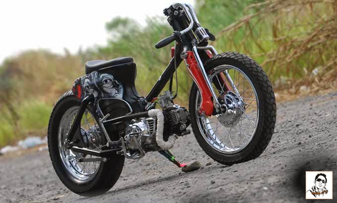 Bobber Cub - Honda C70 1980 Surabaya ~ Modifikasi Zone