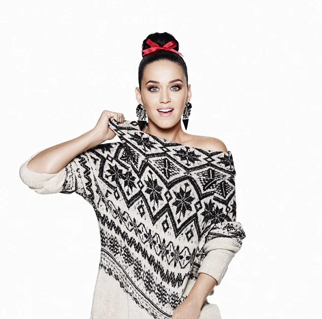 Katy Perry gets festive for the H&M Holiday 2015 Campaign