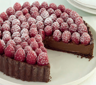 Raspberry-Tart-with-Chocolate-Cream-Recipe