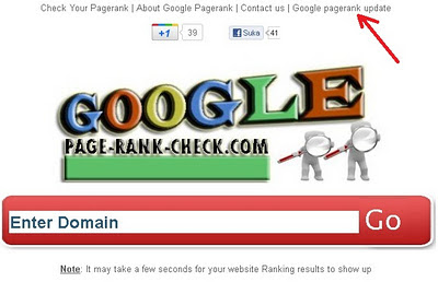 Cara Mengetahui Jadwal google page rank checker