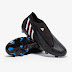 Sepatu Bola Adidas Predator Edge.3 Laceless Core Black White Vivid Red 258125