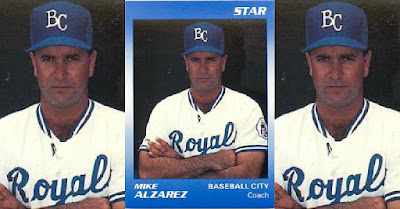 Mike Alvarez 1990 Baseball City Royals card