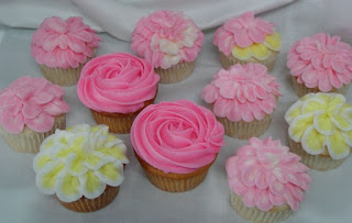 Cupcakes Decorados con Flores