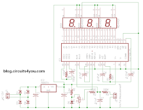 ICL7107 DC Voltmeter Circuit