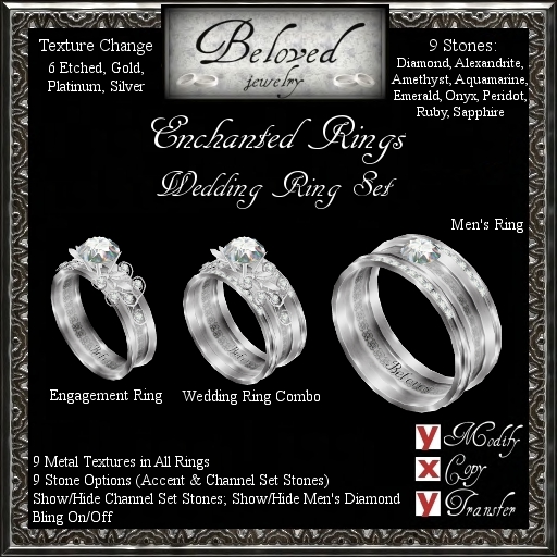 Engagement jewelry set wedding