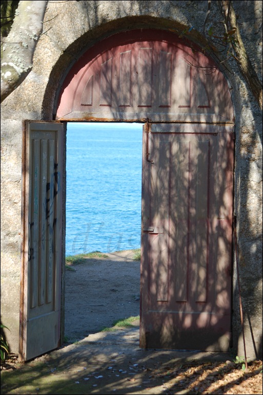 Puerta trasera del castillo de Santa Cruz