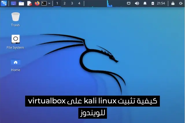 مشكلة تثبيت Kali linux على virtualbox