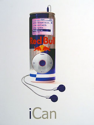 Red Bull Can Art Seen On www.coolpicturegallery.net