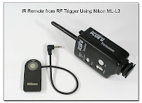 IR Remote from RF Trigger Using Nikon ML-L3