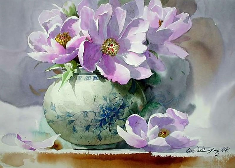 Korean Watercolor Painter "Shin Jong Sik" - Fine Art and You