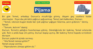 Komik Fıkralar - Temel Fıkraları - Pijama - Komikler Burada