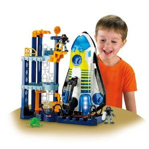 buy toy playset discount best price free shipping Fisher-Price Imaginext Space Shuttle and Tower