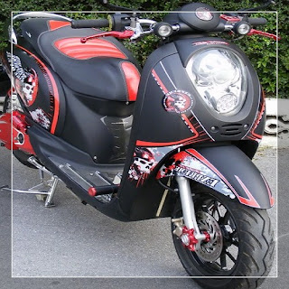 49 Gambar modifikasi scoopy  airbrush thailook velg jari 